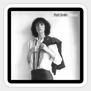 PATTI SMITH- HORSES Sticker